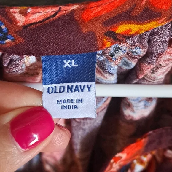 Old Navy Boho Floral Top | Size XL - Picture 2 of 2